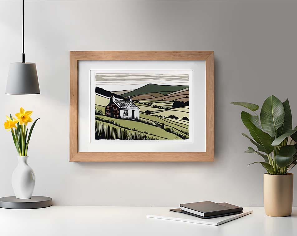 Old isolated smallholding in Brecon Beacons